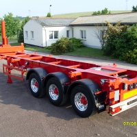 Kippcontainersattelanhänger