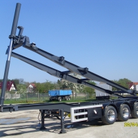 Kippcontainersattelanhänger