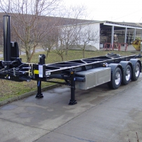 Kippcontainersattelanhänger