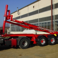 Kippcontainersattelanhänger