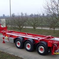 Kippcontainersattelanhänger