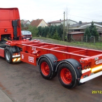 Containersattelauflieger